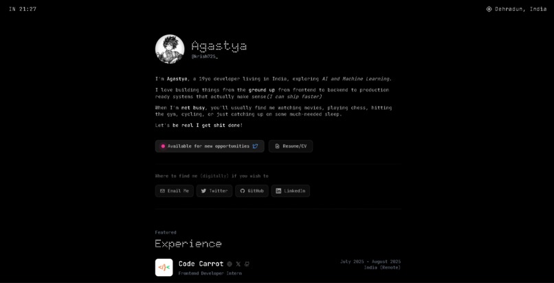 agas(Portfolio) – screenshot 1