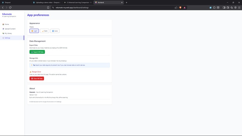 EDUMATE – screenshot 5