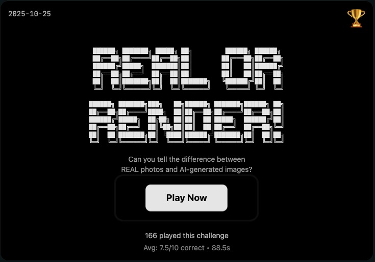 Real or Render – screenshot 1