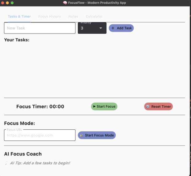 FocusFlow – screenshot 1