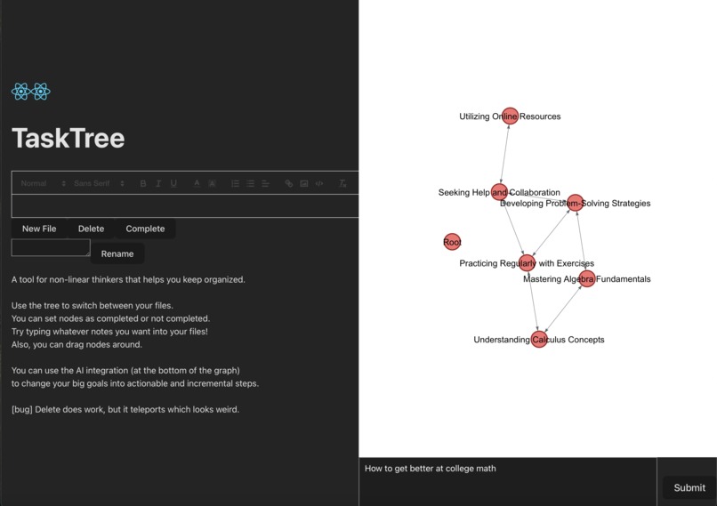 TaskTree – screenshot 1