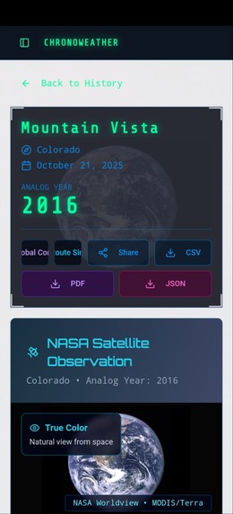 ChronoWeather – screenshot 2