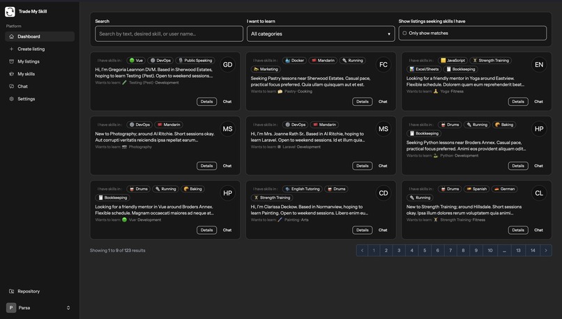 Trade My Skill – screenshot 2