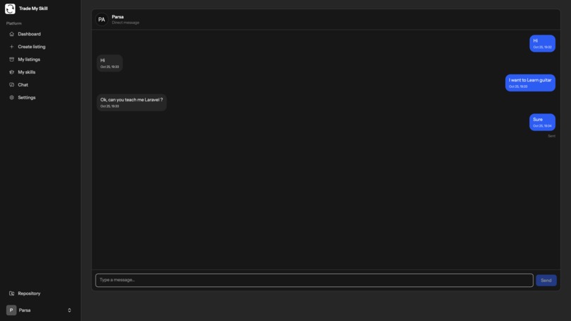 Trade My Skill – screenshot 4