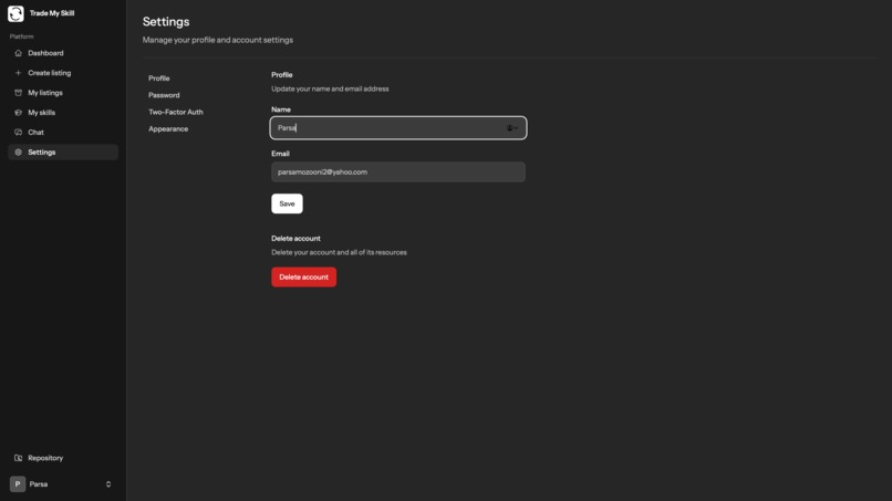 Trade My Skill – screenshot 5