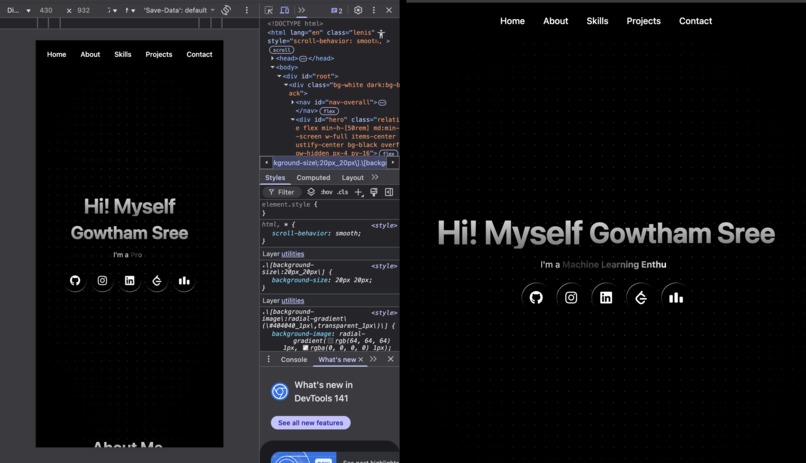 Gowtham Reddy - Developer Portfolio 2025 – screenshot 4