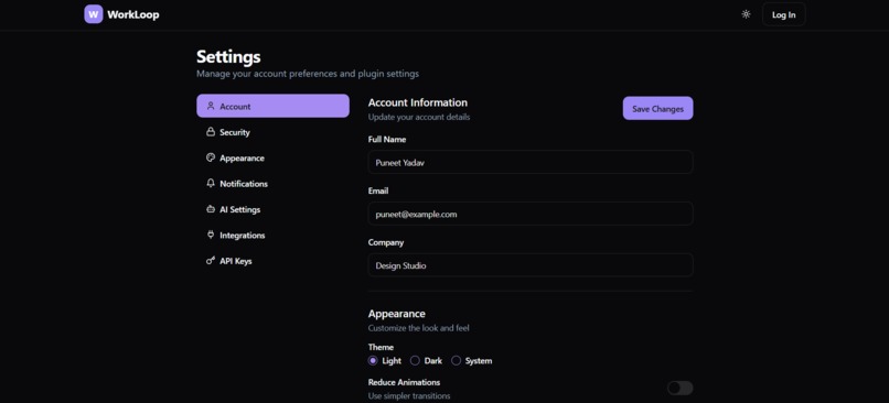 Workloop – screenshot 6
