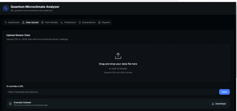 Quantum Microclimate Analyzer – screenshot 2