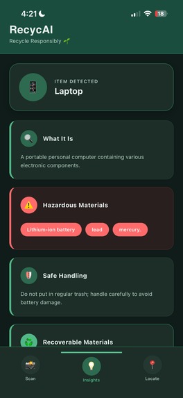 recycAI – screenshot 1