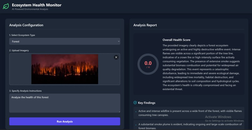 Ecosystem Health Monitor – screenshot 2