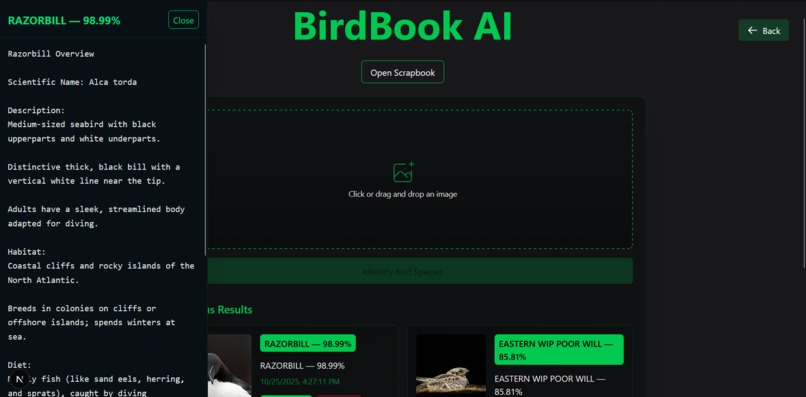 BirdBook – screenshot 1