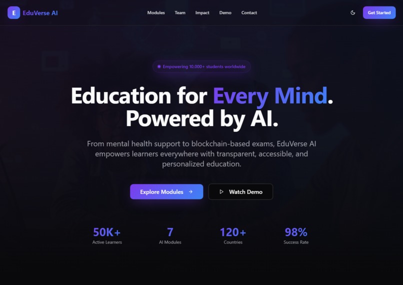 EduVerse – screenshot 1