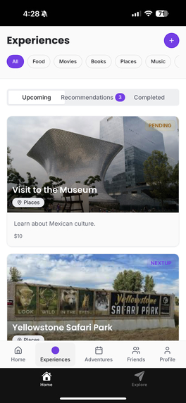 NextUp – screenshot 2
