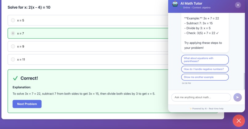 Math Lessons – screenshot 1