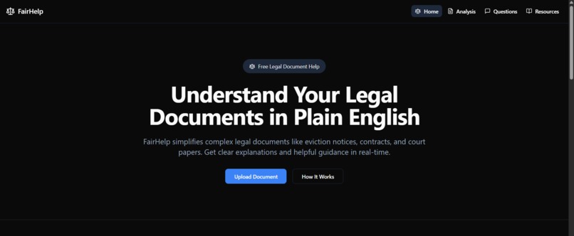 Fair Help Legal Aid – screenshot 1