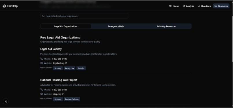 Fair Help Legal Aid – screenshot 5