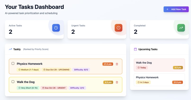 Taskly – screenshot 1