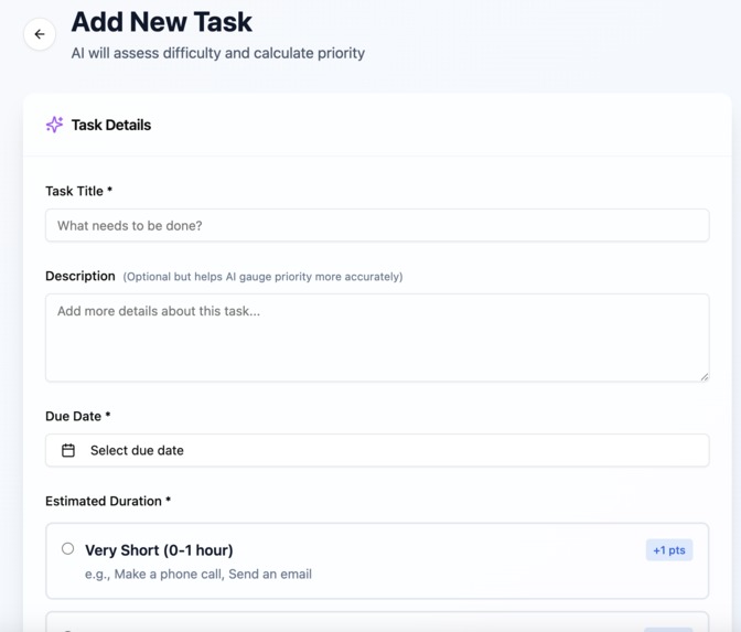 Taskly – screenshot 2