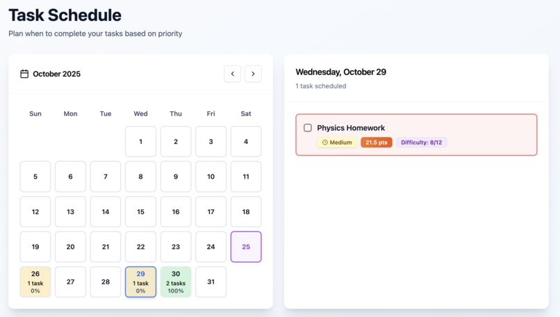 Taskly – screenshot 3