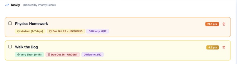 Taskly – screenshot 4