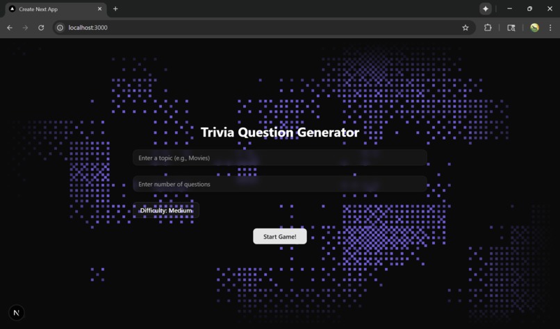 TriviaAI – screenshot 1