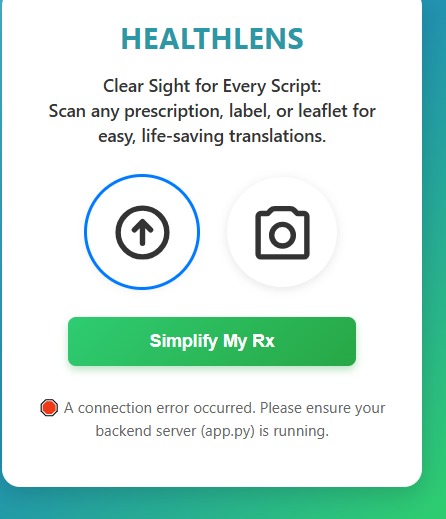 Health lens – screenshot 2