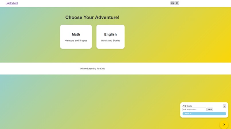 Lumi: An Offline Studying AI – screenshot 1