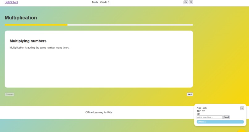 Lumi: An Offline Studying AI – screenshot 2