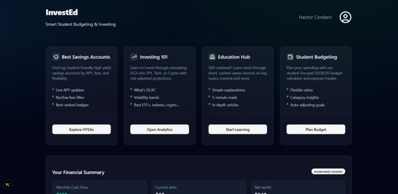 InvestEd – screenshot 3