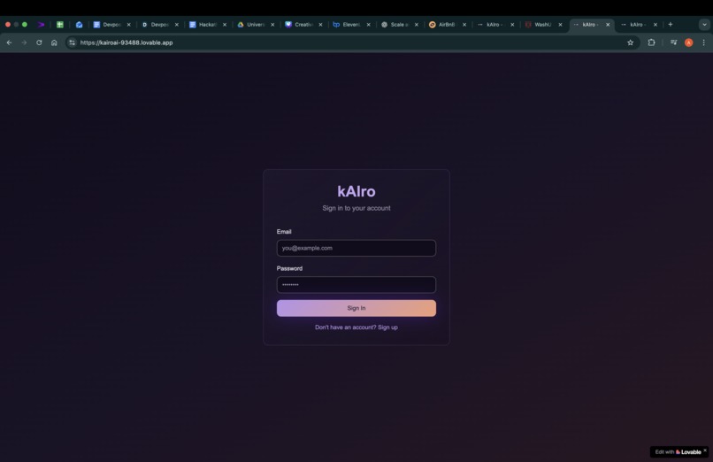 kAIro – screenshot 1