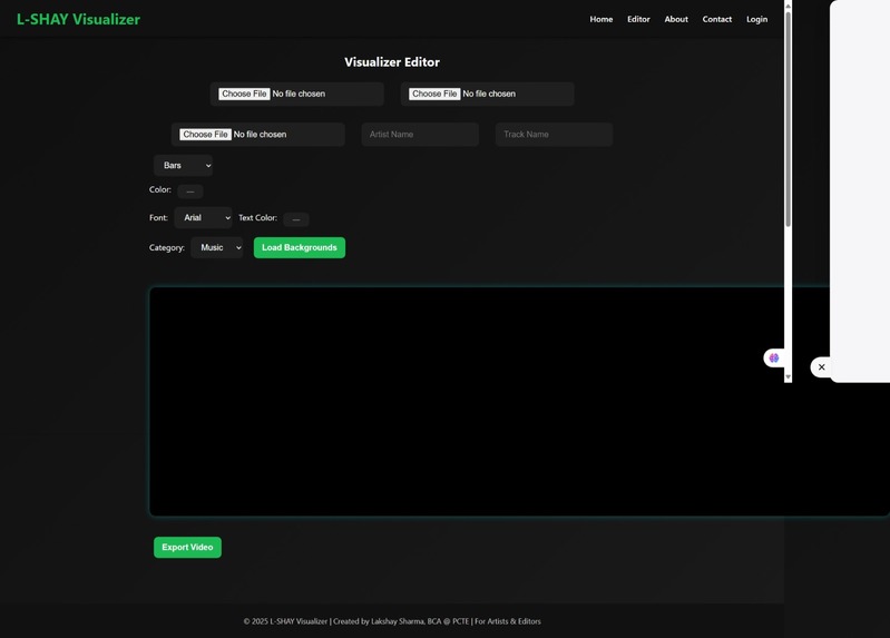 L-Shay Music Visualizer – screenshot 1