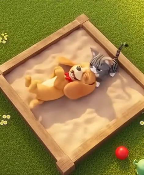 3D Roast Battle: Cute Puppy vs. Kitten  – screenshot 1