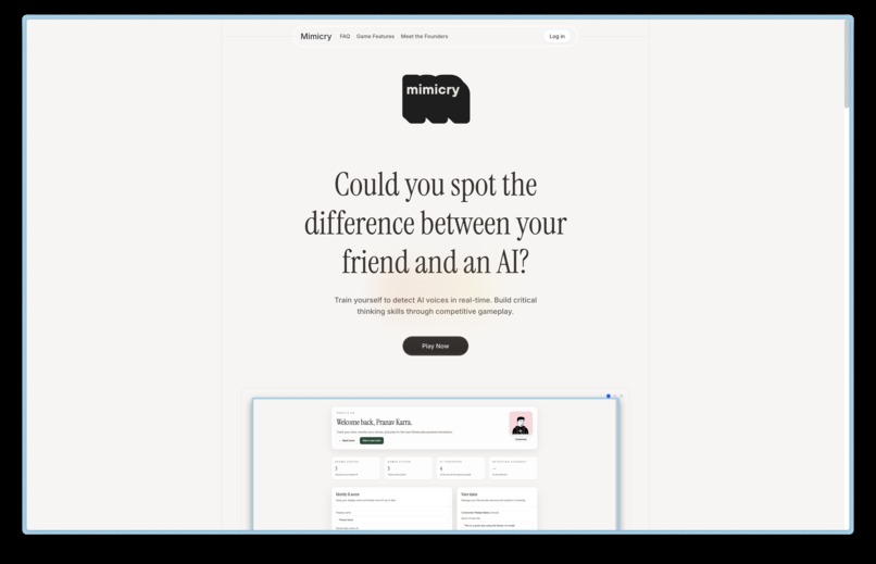 mimicry – screenshot 1