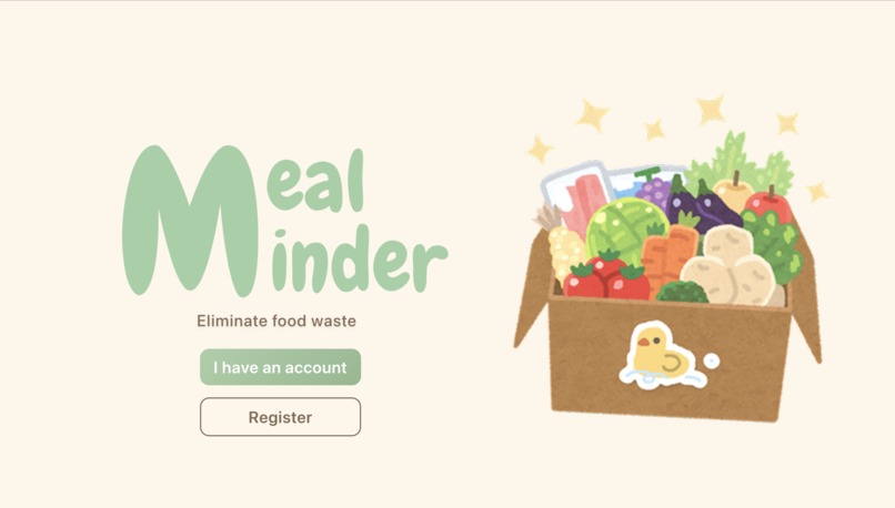 MealMinder – screenshot 1