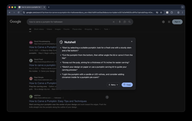 Nutshell – screenshot 1
