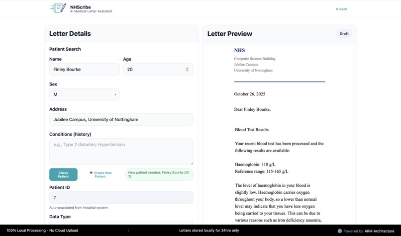 NHScribe – screenshot 5