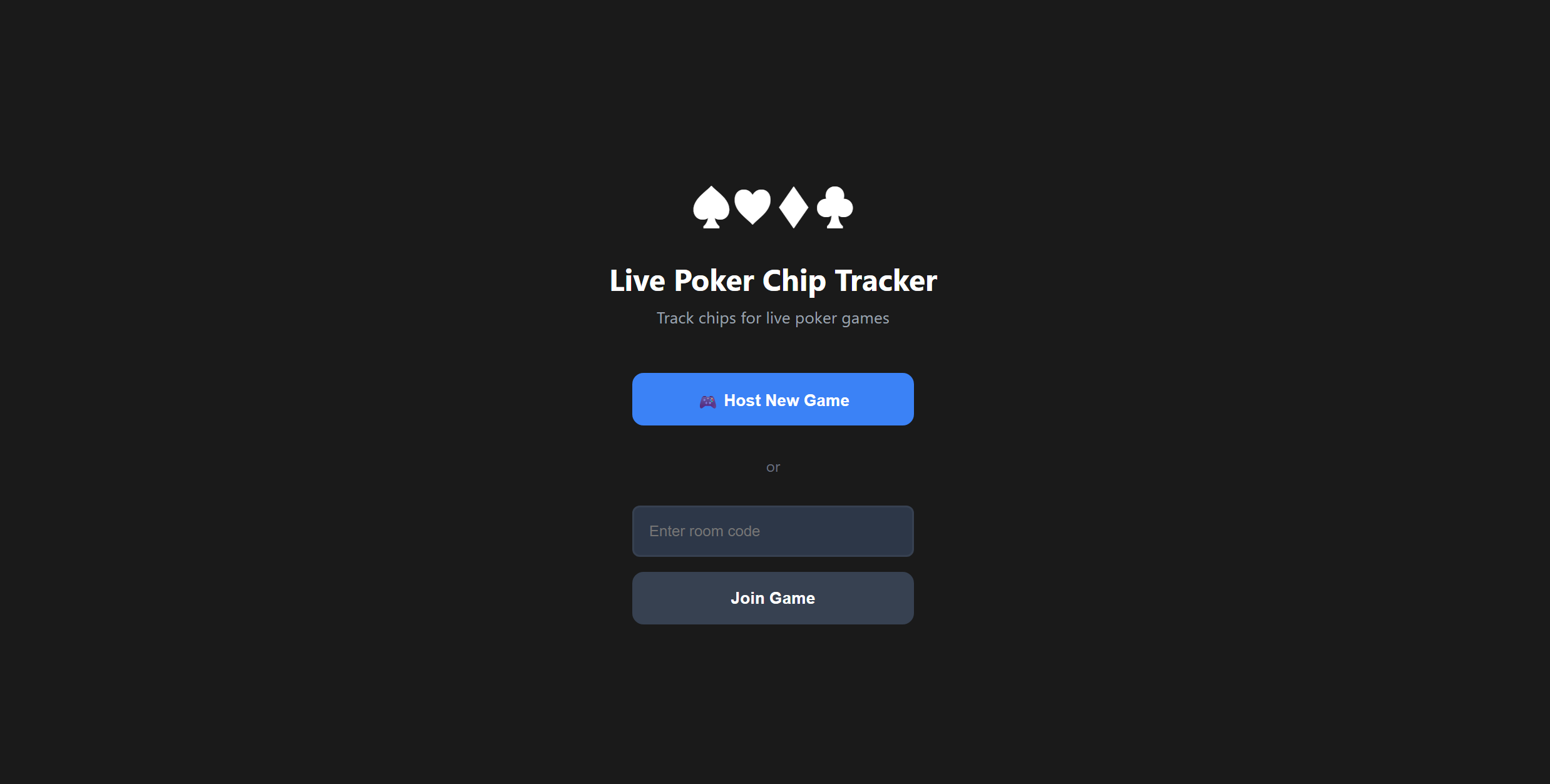 Poker Chip Tracker | Devpost