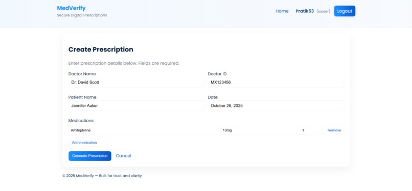 MedVerify – screenshot 2