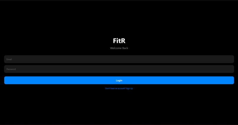 FitR – screenshot 1