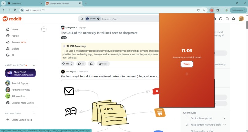 Sunnysideup - Newhacks2025 – screenshot 2