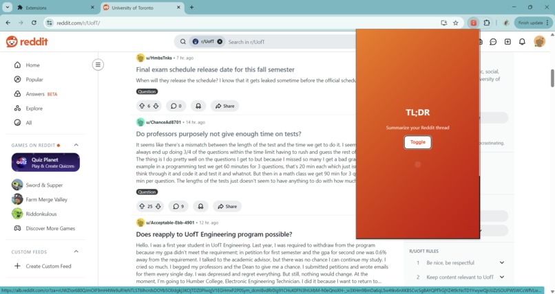 Sunnysideup - Newhacks2025 – screenshot 3