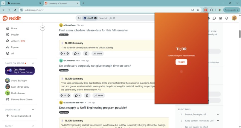 Sunnysideup - Newhacks2025 – screenshot 4