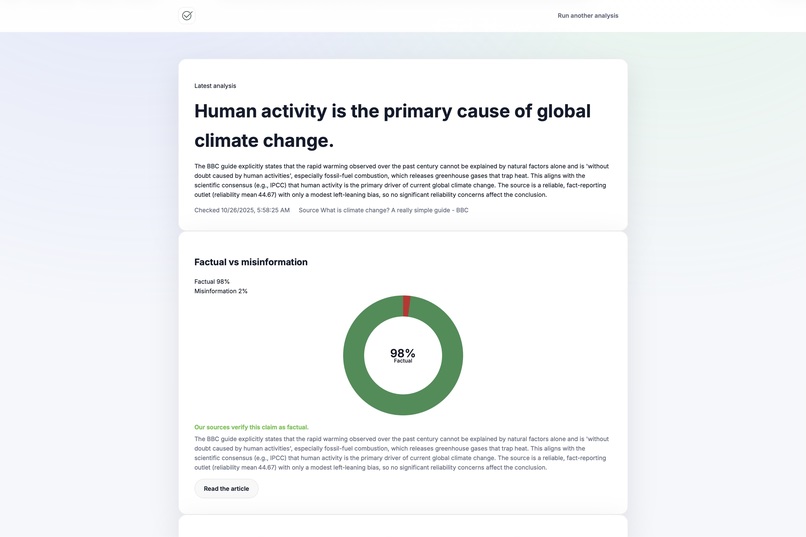 FactTrace - Because truth deserves speed – screenshot 5