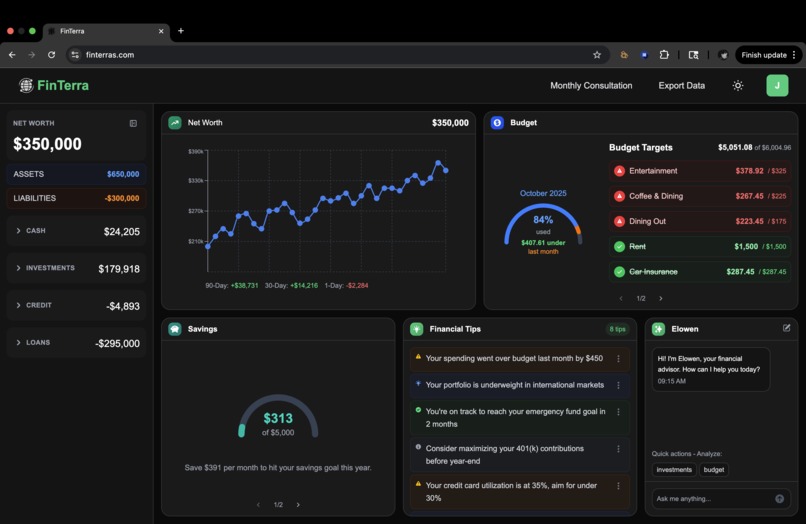 FinTerra – screenshot 1