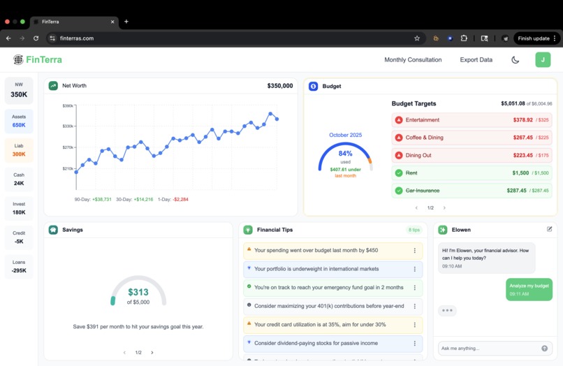 FinTerra – screenshot 2