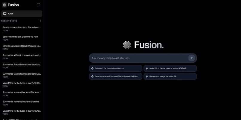 Fusion – screenshot 1