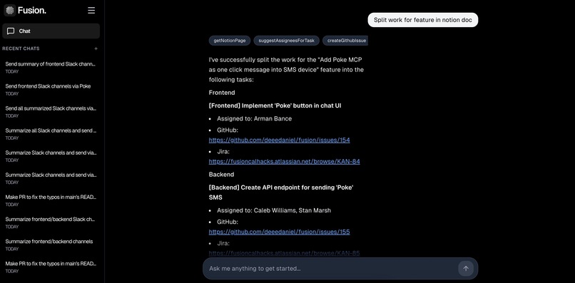 Fusion – screenshot 2
