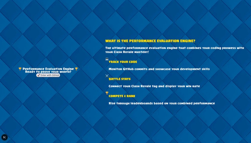 Performance Evaluation Engine – screenshot 3