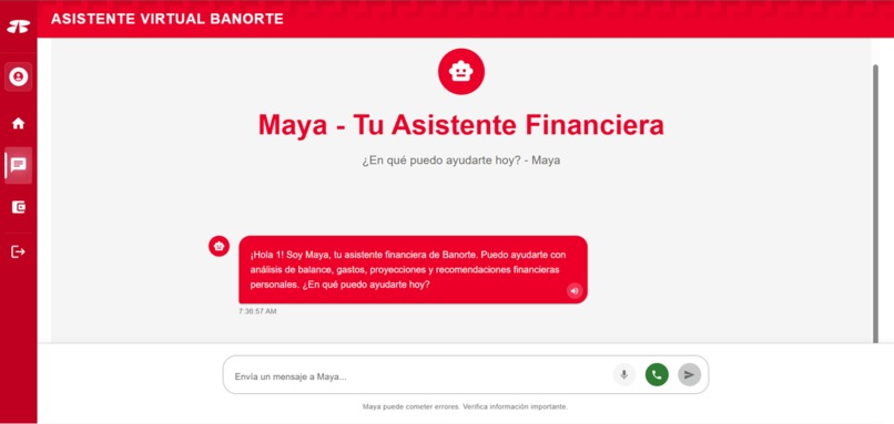Maya - Asistente Virtual de Banorte  – screenshot 4