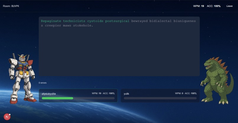 Gundam Typeracer – screenshot 1